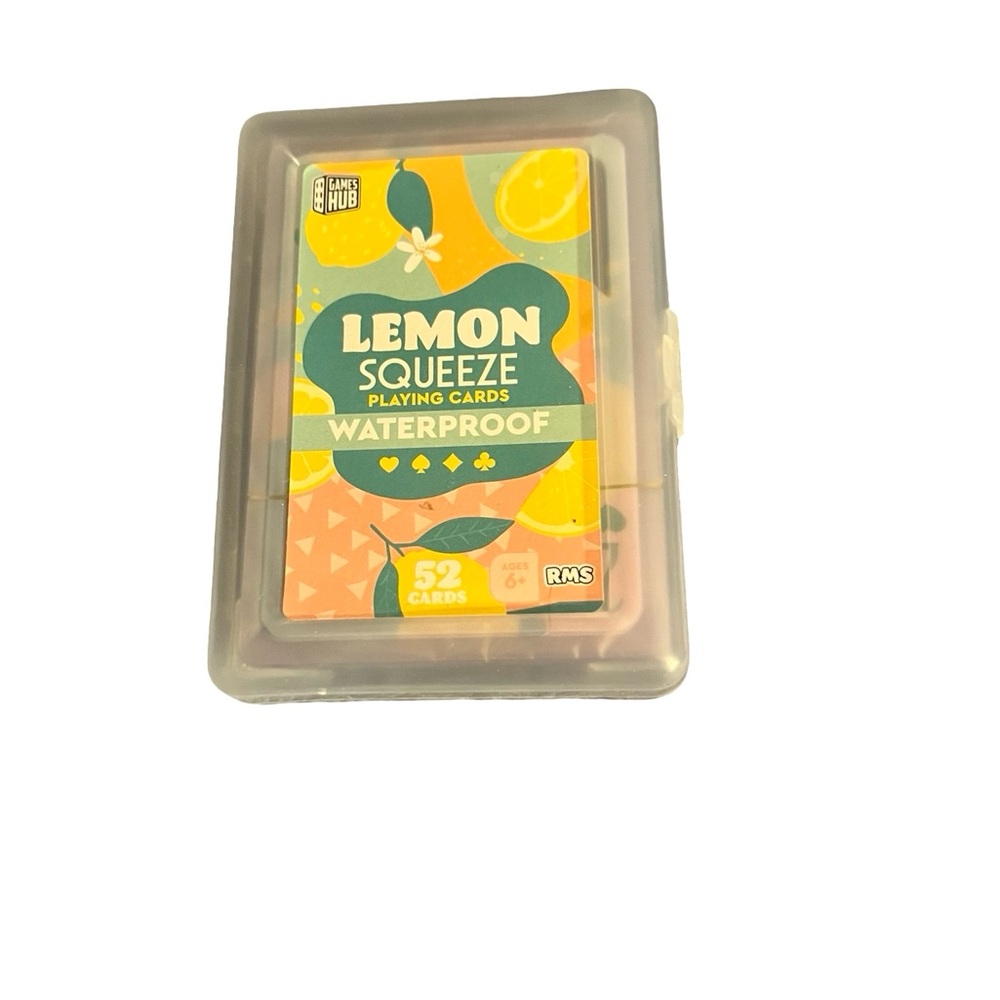 Lemon Squeeze Waterproof Playing Cards